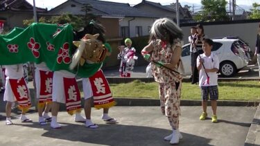 2017　初老宅　獅子舞　島町秋祭り