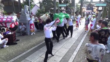 初老獅子舞　小松市島町秋祭り　2019.09.14