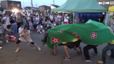 獅子舞　小松市島町秋祭り　公民館前　2025.09.14